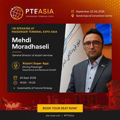 Moradhaseli to Speak at Passenger Terminal Expo Singapore