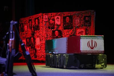 آیین گرامیداشت هفته دفاع مقدس و استقبال از پیكر مطهر شهید گمنام در شهر فرودگاهی امام خمینی (ره)